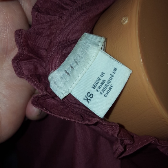 Cooperative Victorian style ruffle blouse XS - Picture 5 of 5